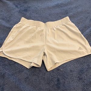 Silver Adidas 4” Energy Running Shorts, Medium